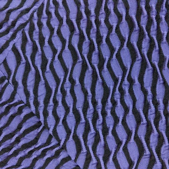 Liz Claiborne Ribbed Purple Striped Tank Top (Size: Small) - Picture 3 of 9